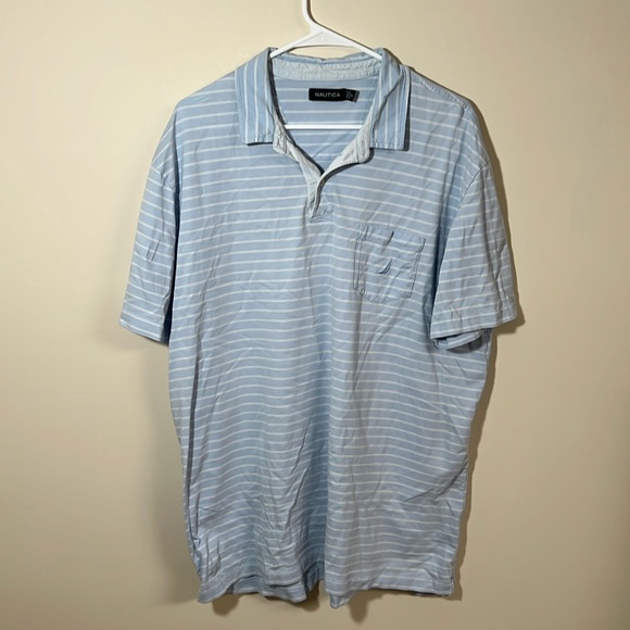 Nautica Light Blue Polo Shirt XXL - Picture 1 of 2